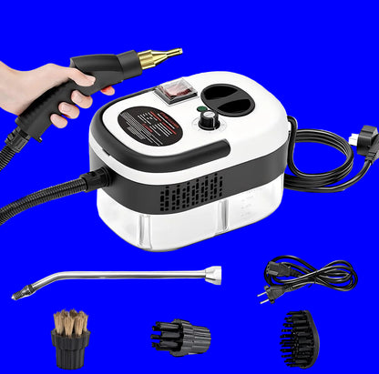 LIMPIADOR A VAPOR DE ALTA PRESION 2500W PORTATIL LIMPIA EN SOLO MINUTOS